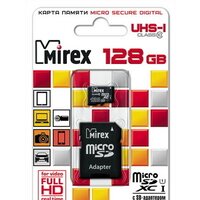 Карта памяти Mirex microSDXC UHS-I (Class 10) 128GB + адаптер [13613-AD10S128] фото-2