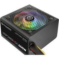 Блок питания Thermaltake Litepower RGB 650W LTP-650AL2NK - фото1 Блок питания Thermaltake Litepower RGB 650W LTP-650AL2NK - фото1