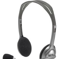 Офисная гарнитура Logitech Stereo Headset H110 - фото1 Офисная гарнитура Logitech Stereo Headset H110 - фото1