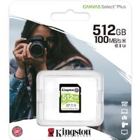 Карта памяти Kingston Canvas Select Plus SDXC 512GB SDS2/512GB фото-3