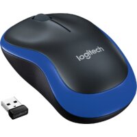 Мышь Logitech M185 (черный/синий) фото-2