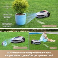 Робот-газонокосилка Dreame Roboticmower A1 Pro 2000 фото-4