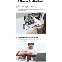 Док-станция Ugreen USB C Triple Display Docking Station 12-in-1 90325 фото-3
