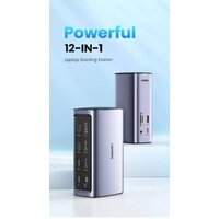 Док-станция Ugreen USB C Triple Display Docking Station 12-in-1 90325 фото-2