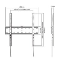 Кронштейн для телевизора Gembird WM-55F-02 фото-2