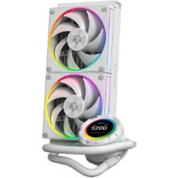 Система жидкостного охлаждения для процессора ID-Cooling SL240 White фото-2