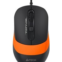 Мышь A4Tech Fstyler FM10 (черный/оранжевый) - фото1