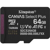 Карта памяти Kingston Canvas Select Plus microSDXC 64GB SDCS3/64GBSP Карта памяти Kingston Canvas Select Plus microSDXC 64GB SDCS3/64GBSP