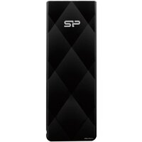 USB Flash Silicon-Power Blaze B20 Black 128GB (SP128GBUF3B20V1K) - фото1