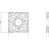 Вентилятор для корпуса Thermalright TL-C12015W-S фото-2 Вентилятор для корпуса Thermalright TL-C12015W-S фото-2