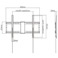 Кронштейн для телевизора Gembird WM-80F-01 - фото2 Кронштейн для телевизора Gembird WM-80F-01 - фото2