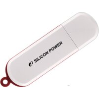 USB Flash Silicon-Power LuxMini 320 32GB (белый/красный) - фото1