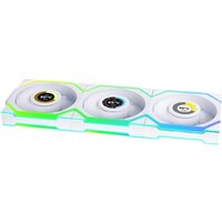 Комплект вентиляторов для корпуса с контроллером Lian Li Uni Fan SL 120 Wireless LCD Reverse G99.12RSLLCD1W3W.R0 Комплект вентиляторов для корпуса с контроллером Lian Li Uni Fan SL 120 Wireless LCD Reverse G99.12RSLLCD1W3W.R0