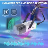 Проводной микрофон FIFINE AM8T (белый) фото-4
