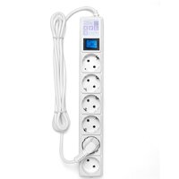 Сетевой фильтр Power Cube Куб SPG(5+1)-16B, 6 розеток, белый [SPG(5+1)-16B-3М] - фото2