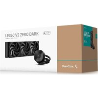 Система жидкостного охлаждения для процессора DeepCool LE360 V2 Zero Dark R-LE360ZERO-BKLNMD-G-1 фото-4