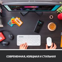 Мышь Logitech M350 Pebble (белый) фото-3