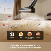 Вертикальный моющий пылесос Dreame G12 Wet and Dry Vacuum HHR32A (евровилка, черный) фото-4