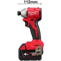 Винтоверт Milwaukee M18 M18BLIDRC-402C 4933492840 (с 2-мя АКБ, кейс) фото-4