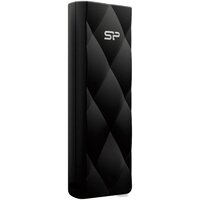 USB Flash Silicon-Power Blaze B20 Black 128GB (SP128GBUF3B20V1K) - фото2