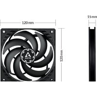 Комплект вентиляторов для корпуса Arctic P12 Slim PWM PST 3 PCS Value Pack ACFAN00275A фото-5 Комплект вентиляторов для корпуса Arctic P12 Slim PWM PST 3 PCS Value Pack ACFAN00275A фото-5