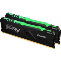Оперативная память Kingston FURY Beast RGB 2x16ГБ DDR4 3200МГц KF432C16BB12AK2/32 Оперативная память Kingston FURY Beast RGB 2x16ГБ DDR4 3200МГц KF432C16BB12AK2/32