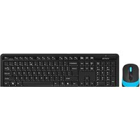 Офисный набор A4Tech Fstyler FG1010 (черный/синий) - фото1