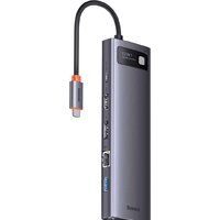 Док-станция Baseus Metal Gleam Series 12-in-1 Multifunctional Type-C Hub Docking Station WKWG020213 - фото1