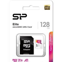 Карта памяти Silicon-Power Elite microSDXC SP128GBSTXBV1V20SP 128GB (с адаптером) фото-2 Карта памяти Silicon-Power Elite microSDXC SP128GBSTXBV1V20SP 128GB (с адаптером) фото-2