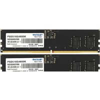 Оперативная память Patriot Signature Line 2x16ГБ DDR5 5600 МГц PSD532G5600K Оперативная память Patriot Signature Line 2x16ГБ DDR5 5600 МГц PSD532G5600K