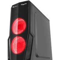 Корпус Genesis Titan 800 (красная подсветка) - фото2 Корпус Genesis Titan 800 (красная подсветка) - фото2
