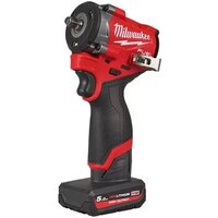 Гайковерт Milwaukee M12 FCIWF38G3-502X Fuel 4933493452 (с 2-мя АКБ, кейс) фото-2