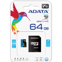 Карта памяти ADATA Premier AUSDX64GUICL10A1-RA1 microSDXC 64GB (с адаптером) фото-4