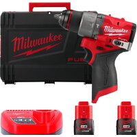 Ударная дрель-шуруповерт Milwaukee M12 FUEL M12FPD2-202X 4933479868 (с 2-мя АКБ 2 Ач, кейс) - фото1