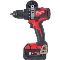 Ударная дрель-шуруповерт Milwaukee M18 BLPD2-502X 4933464517 (с 2-мя АКБ 5 Ач, кейс) - фото1 Ударная дрель-шуруповерт Milwaukee M18 BLPD2-502X 4933464517 (с 2-мя АКБ 5 Ач, кейс) - фото1