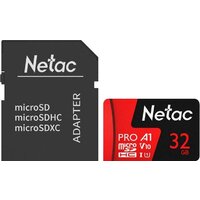 Карта памяти Netac P500 Extreme Pro 32GB NT02P500PRO-032G-R (с адаптером) - фото1