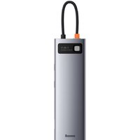 Док-станция Baseus Metal Gleam Series 11-in-1 Multifunctional HUB Type-C Hub Docking Station CAHUB-CT0G фото-3