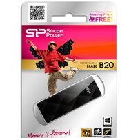 USB Flash Silicon-Power Blaze B20 Black 128GB (SP128GBUF3B20V1K) фото-3 USB Flash Silicon-Power Blaze B20 Black 128GB (SP128GBUF3B20V1K) фото-3