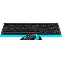 Офисный набор A4Tech Fstyler FG1010 (черный/синий) - фото2