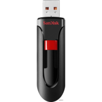 USB Flash SanDisk Cruzer Glide 64GB Black [SDCZ600-064G-G35] - фото1