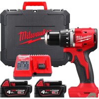Дрель-шуруповерт Milwaukee M18 M18BLDDRC-402C 4933492834 (с 2-мя АКБ 4 Ач, кейс) - фото1