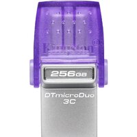 USB Flash Kingston DataTraveler MicroDuo 3C USB 3.2 Gen 1 256GB - фото1 USB Flash Kingston DataTraveler MicroDuo 3C USB 3.2 Gen 1 256GB - фото1