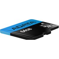 Карта памяти ADATA Premier AUSDX64GUICL10A1-RA1 microSDXC 64GB (с адаптером) фото-3
