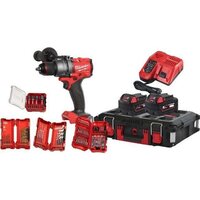 Ударная дрель-шуруповерт Milwaukee M18 FUEL Promo FPD3100P-502P 4933498240 (с 2-мя АКБ 5 Ач, кейс, набор оснастки) - фото1 Ударная дрель-шуруповерт Milwaukee M18 FUEL Promo FPD3100P-502P 4933498240 (с 2-мя АКБ 5 Ач, кейс, набор оснастки) - фото1
