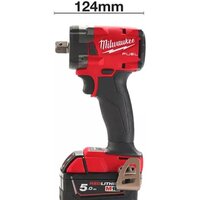 Гайковерт Milwaukee M18 FIW2P12-502X 4933478447 (с 2-мя АКБ, кейс) - фото2 Гайковерт Milwaukee M18 FIW2P12-502X 4933478447 (с 2-мя АКБ, кейс) - фото2