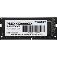 Оперативная память Patriot Signature Line 8GB DDR4 SODIMM PC4-25600 PSD48G320081S Оперативная память Patriot Signature Line 8GB DDR4 SODIMM PC4-25600 PSD48G320081S